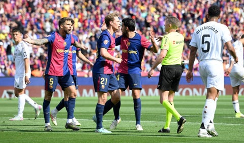 Barcelona y Real Madrid en duelo de Liga de España 2024-2025