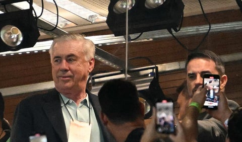 Calro Ancelotti en el Maracaná de Río de Janeiro