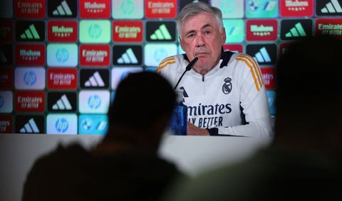 Rueda de prensa Carlo Ancelotti con Real Madrid