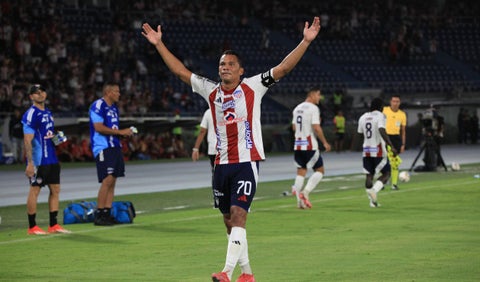 Carlos Bacca, delantero y capitán de Junior de Barranquilla