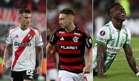 River Plate, Flamengo y Atlético Nacional