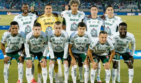 Club León alineación vs Cruz Azul en la Liga MX