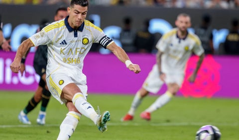 Cristiano Ronaldo con el Al Nassr en la Liga de Arabia Saudita
