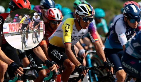 Egan Bernal atacó en la etapa 7 del Giro de Italia