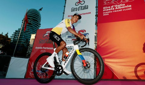 Egan Bernal, figura colombiana en el Giro de Italia