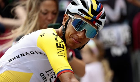 Egan Bernal en la etapa 13 del Giro de Italia 2025