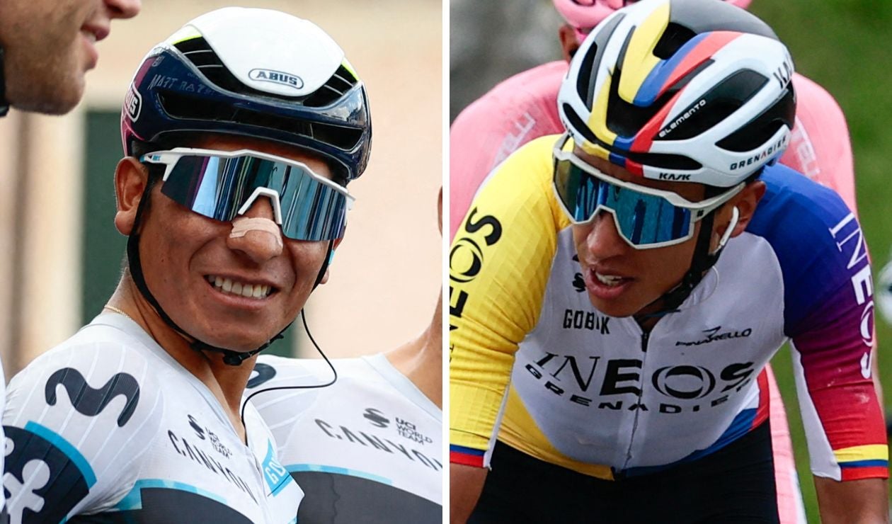 Nairo y Egan en el Giro de Italia 2025