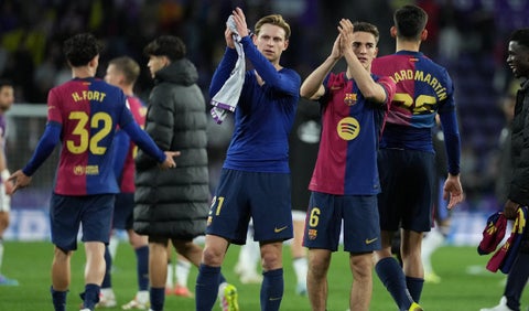 Barcelona, líder de la temporada en la Liga de España