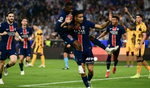 Hakimi abrió el marcador en la final de Champions League