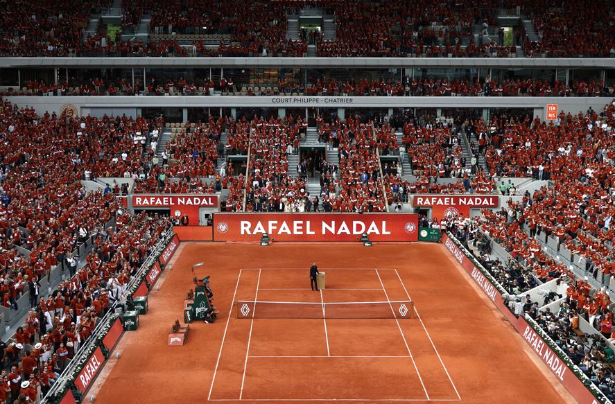 Homenaje Rafael Nadal en el torneo de Roland Garros