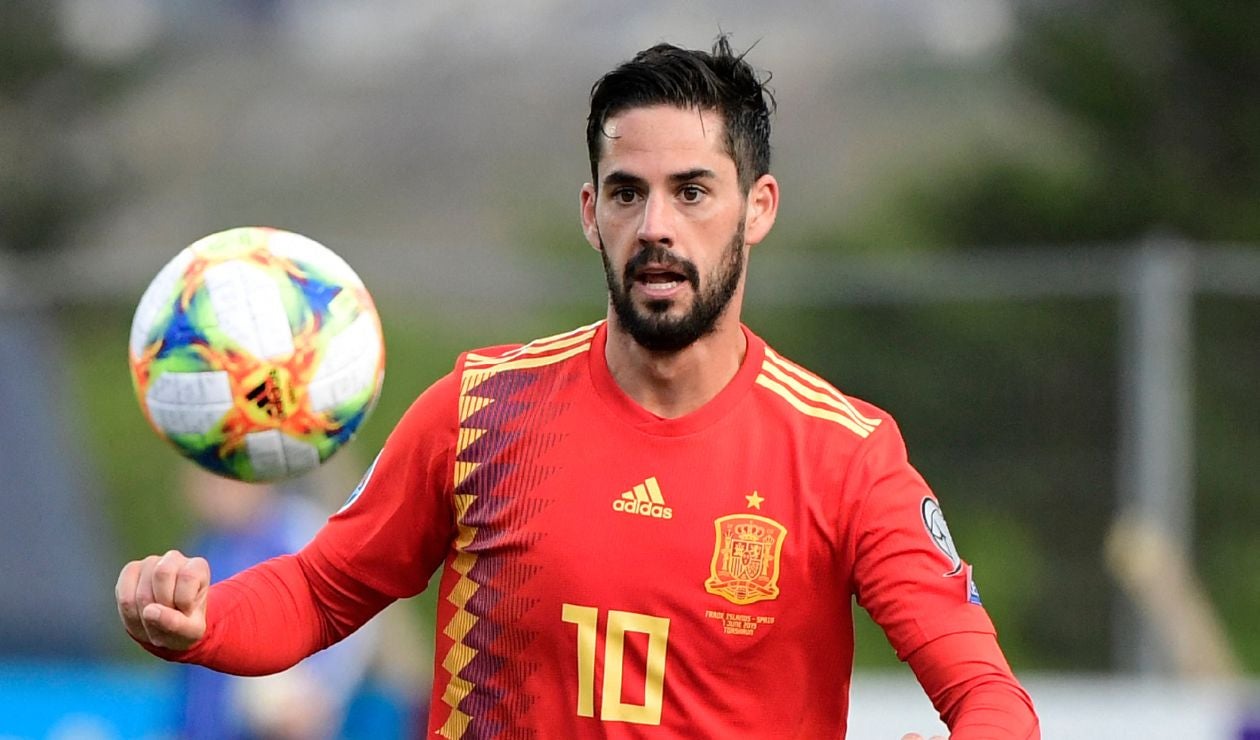 Isco con la selección de España