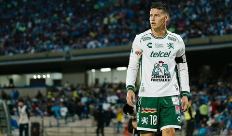 James Rodríguez en la Liguilla de la Liga MX contra Cruz Azul