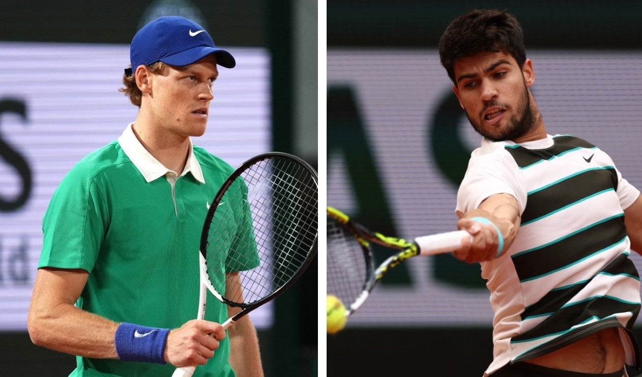 Jannik Sinner y Carlos Alcaraz