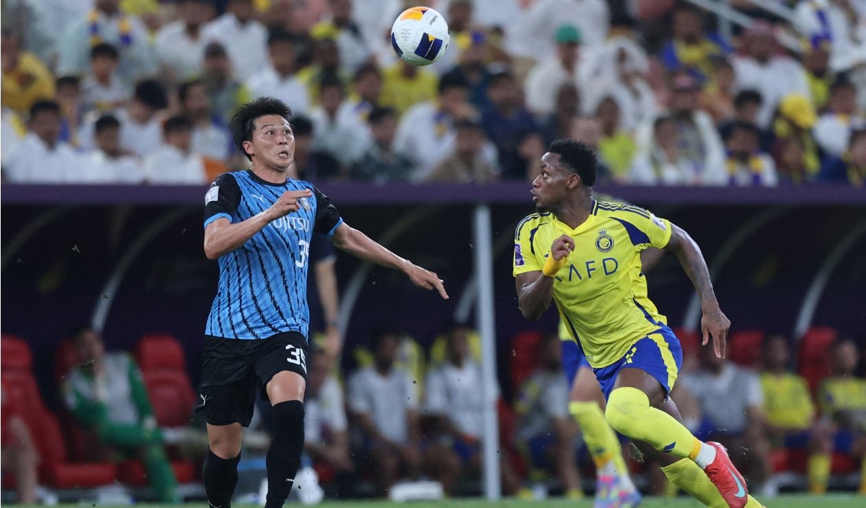 Jhon Durán con Al Nassr en la Liga de Campeones AFC