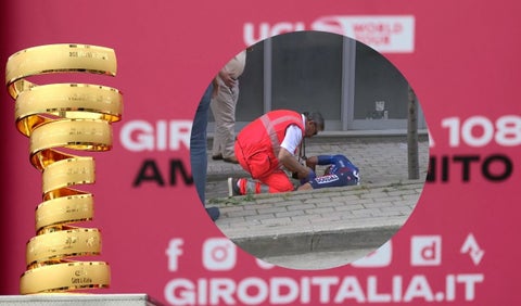 Mikel Landa se retiró del Giro de Italia