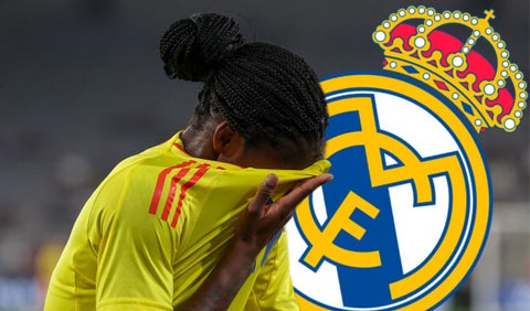 Linda Caicedo con el Real Madrid