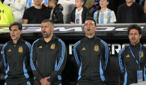 Lionel Scaloni, director técnico de la selección de Argentina en Eliminatorias