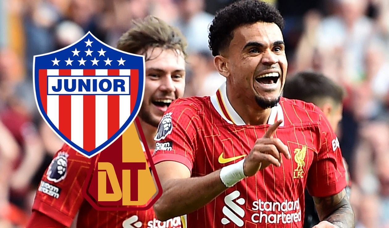 Luis Díaz fue al partido Junior vs Tolima