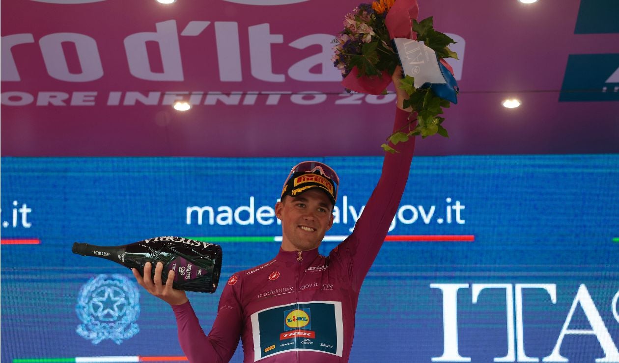 Mads Pedersen ganador de la etapa 5 del Giro de Italia 2025