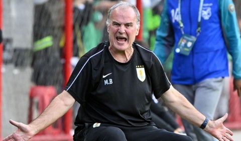Marcelo Bielsa, director técnico de Uruguay