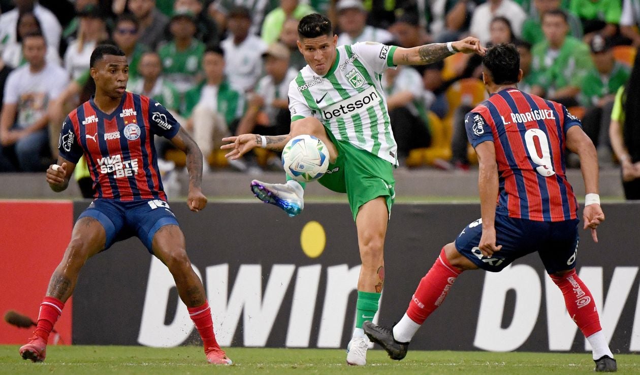 Jugadores Nacional vs Bahia
