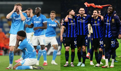 Napoli e Inter de Milan definen la Serie A de Italia