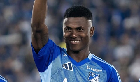 Néiser Villarreal con Millonarios