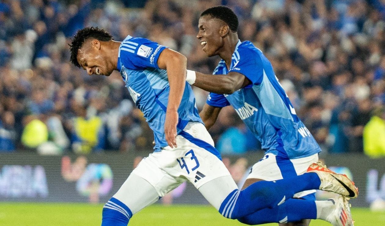 Néiser Villarreal y Luis Marimón con Millonarios