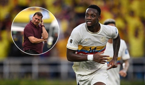 Néstor Lorenzo y Jhon Durán en Selección Colombia