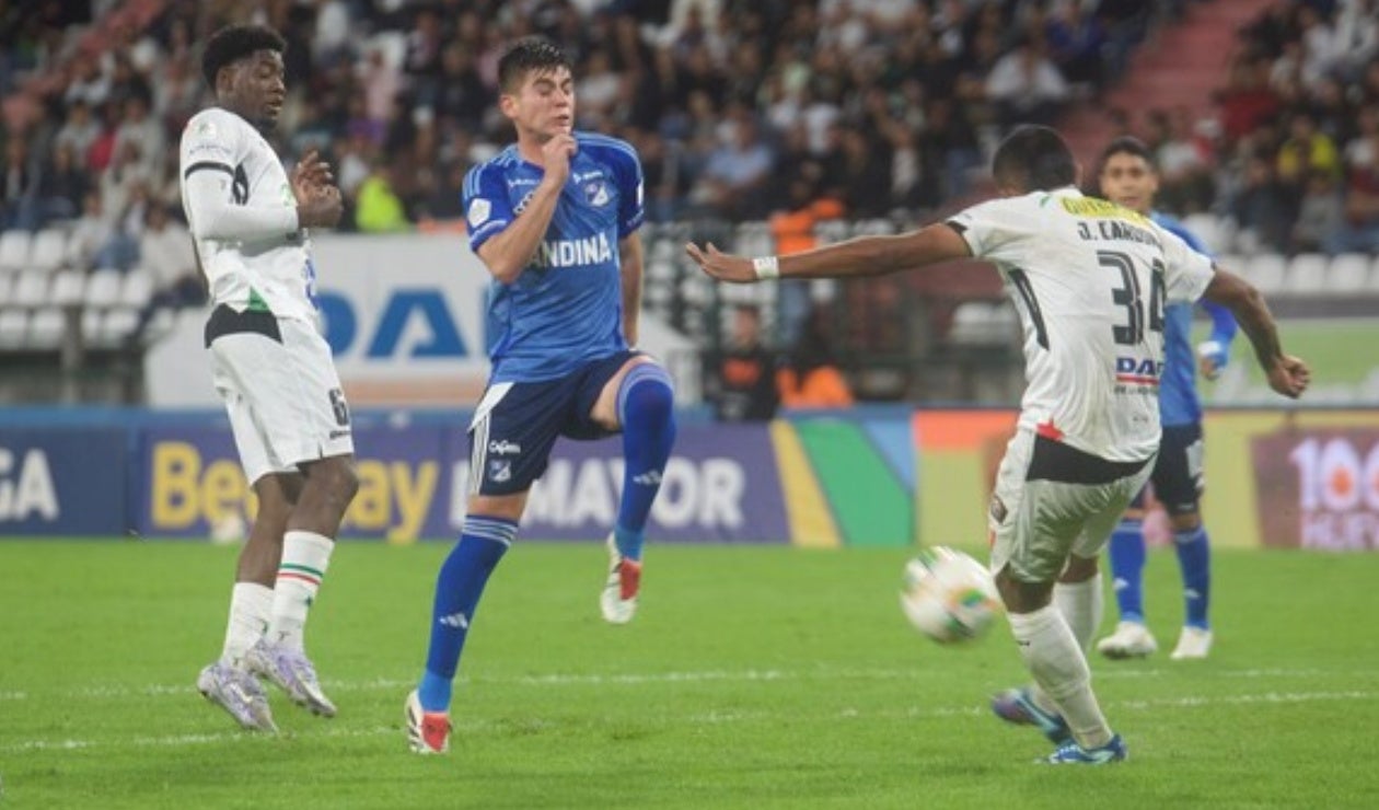 Once Caldas y Millos protagonizaron partidazo: vibrante empate