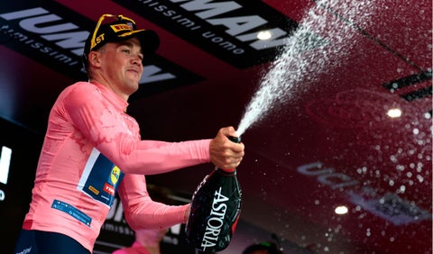 Pedersen habló de su primera victoria en el Giro de Italia