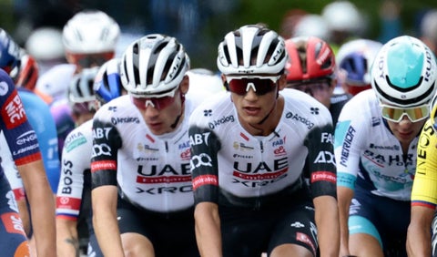 Juan Ayuso e Isaac del Toro en el Giro de Italia