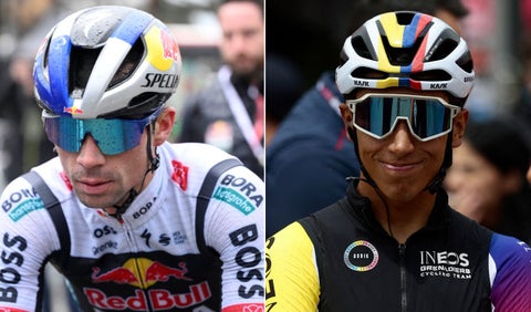 Primoz Roglic y Egan Bernal - Giro de Italia