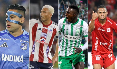 Millonarios, Junior, Nacional y América