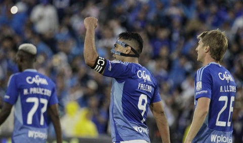 Radamel Falcao calienta el clásico ante Santa Fe