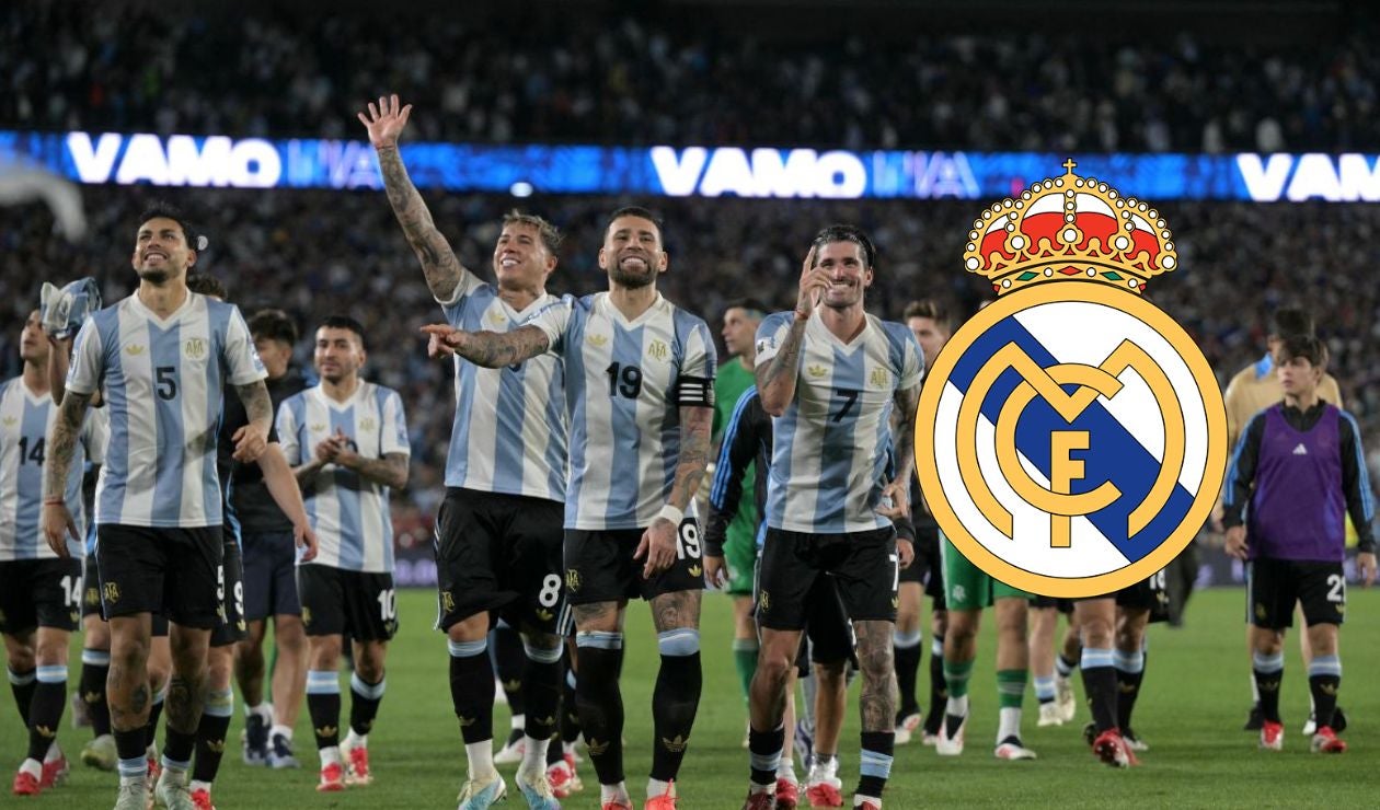 Selección Argentina, escudo del Real Madrid