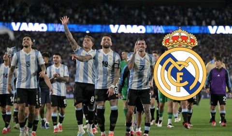 Selección Argentina, escudo del Real Madrid