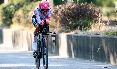 Richard Carapaz, en la segunda etapa del Giro de Italia