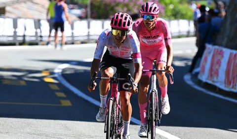 Así quedó Richard Carapaz en la general del Giro de Italia tras la etapa 20