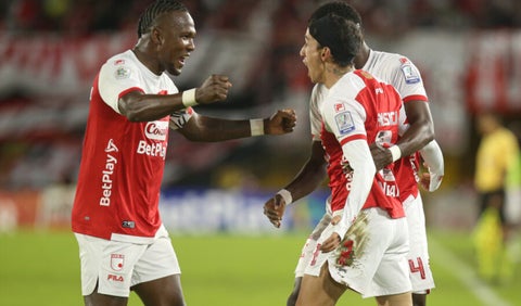 Santa Fe celebra victoria en la Liga BetPlay 2025-I