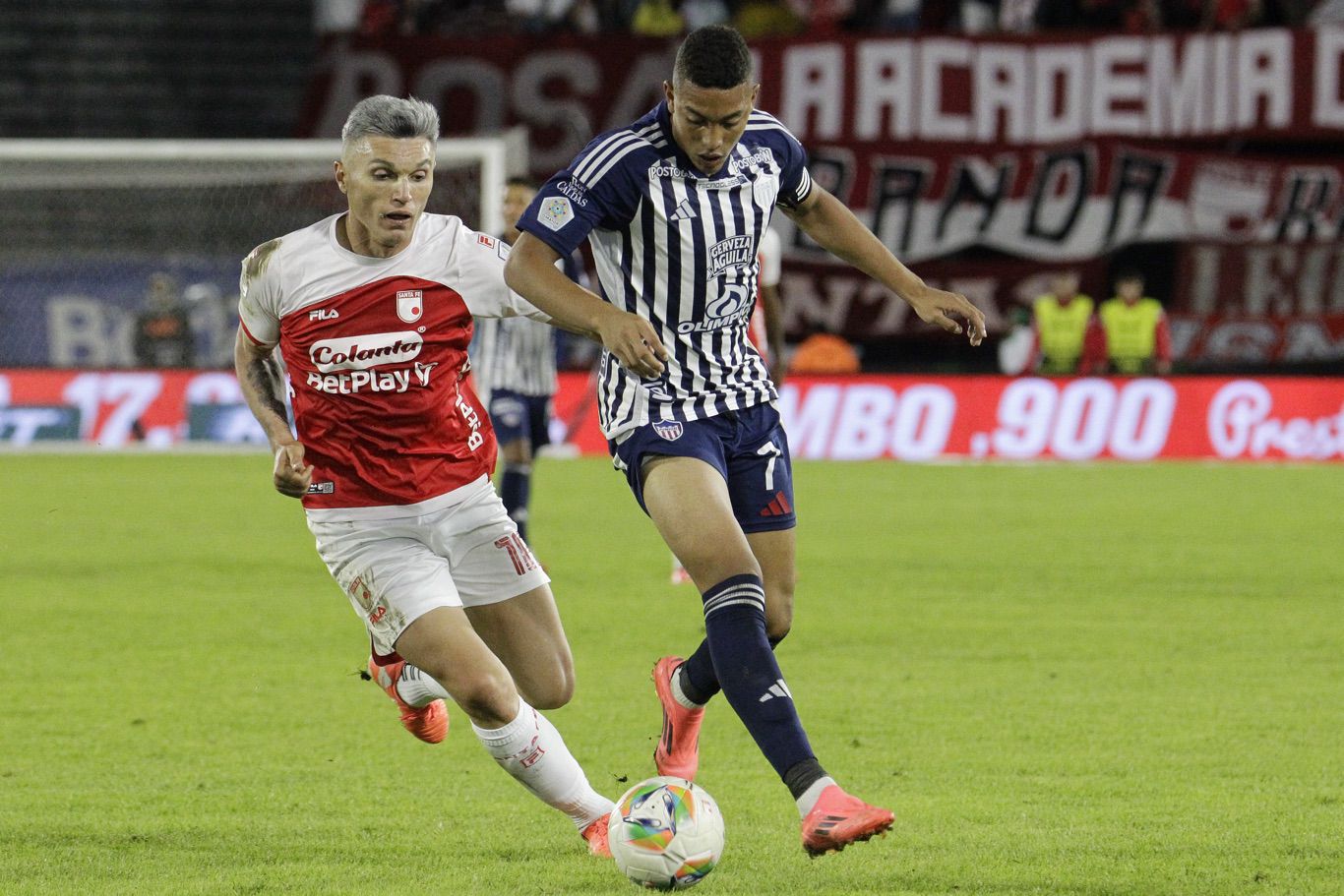 Santa Fe y Junior en duelo por Liga BetPlay 2025-I 