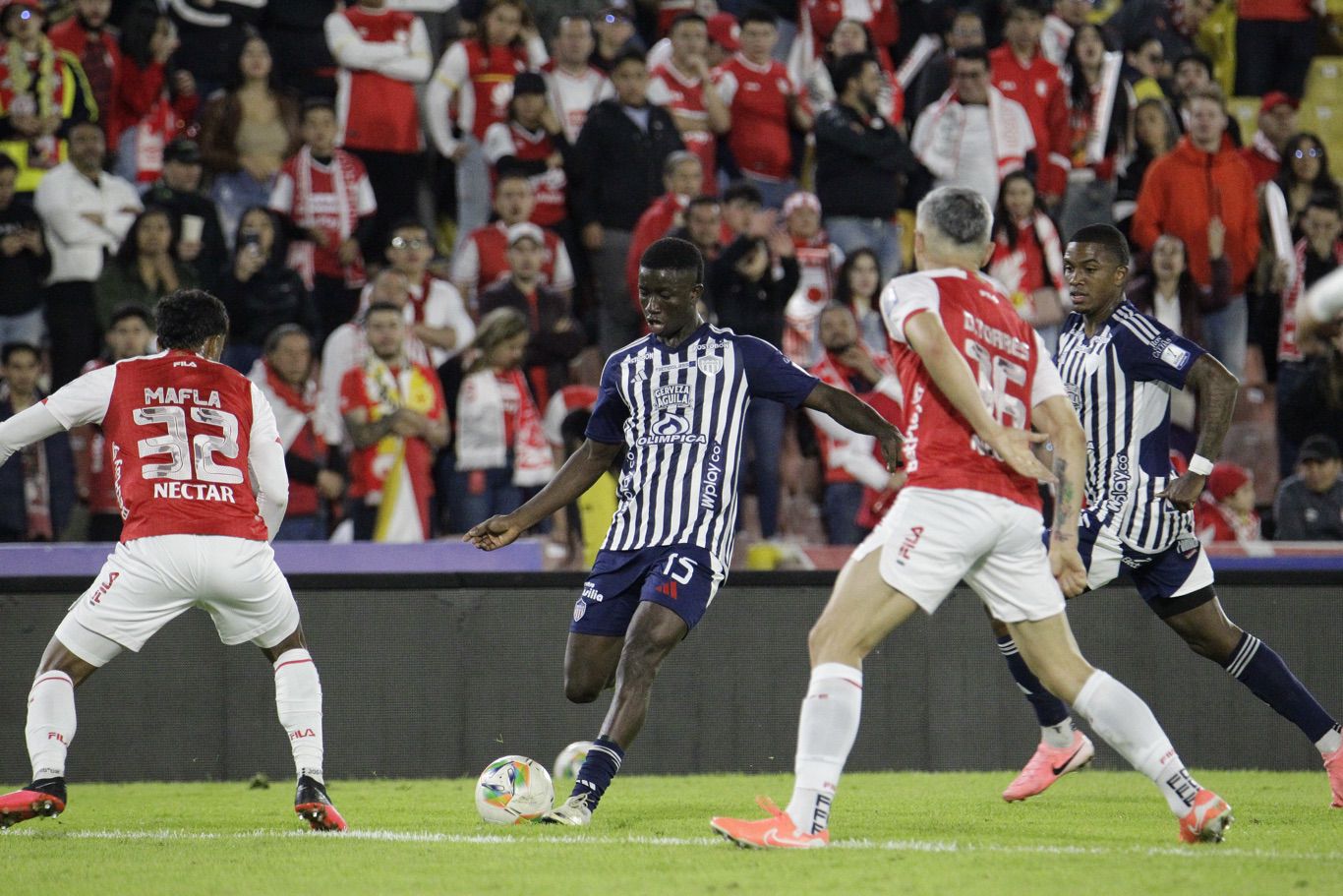 Santa Fe y Junior en duelo por Liga BetPlay 2025-I