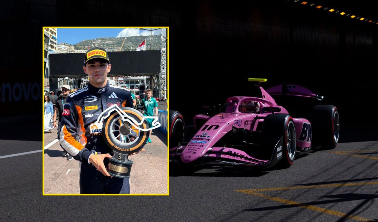 Prime podio de Sebastián Montoya en la Fórmula 2