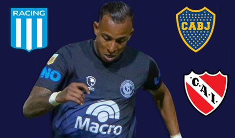 Sebastián Villa con Independiente de Rivadavia