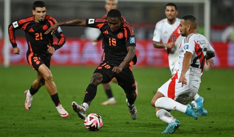 Selección Colombia vs Perú en Eliminatorias Sudamericanas