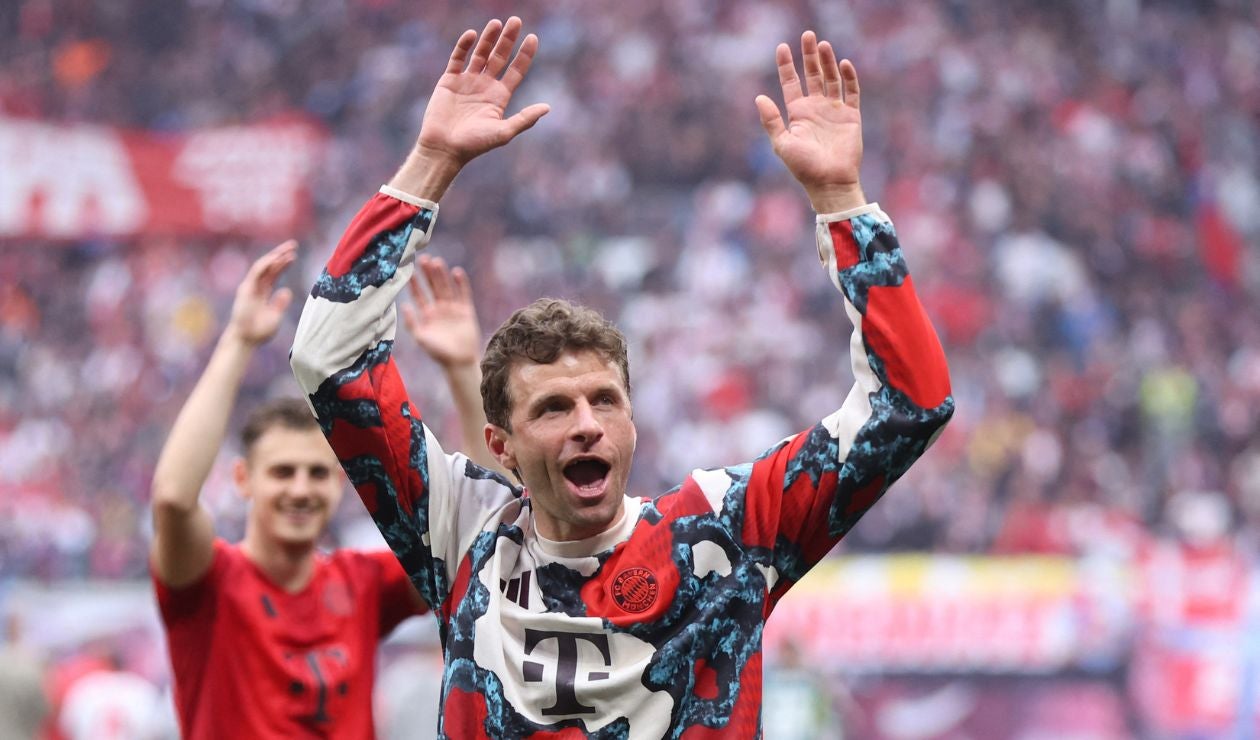 Thomas Muller se despide por todo lo alto de Bayer Munich
