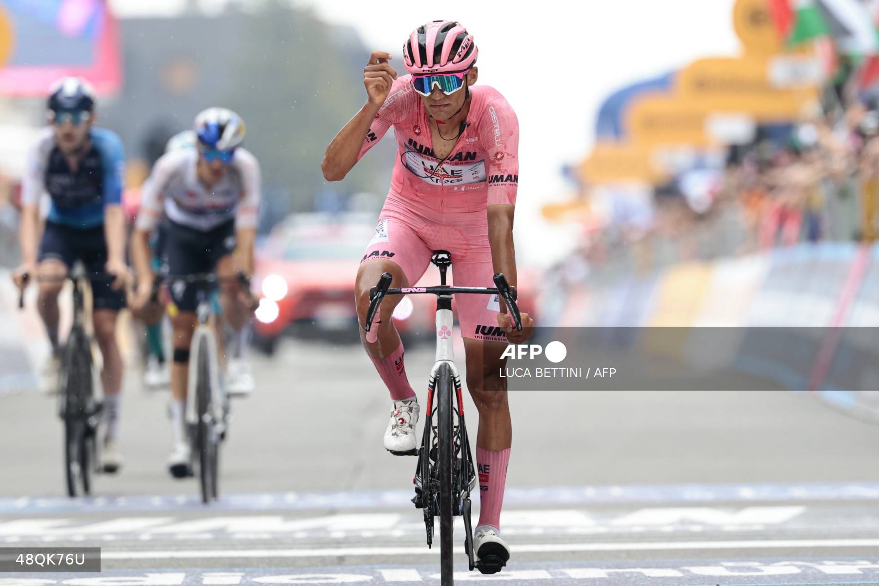 Isaac del Toro en el Giro de Italia