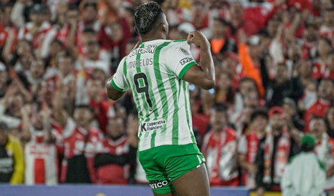 Polémica celebración de Alfredo Morelos frente a Santa Fe