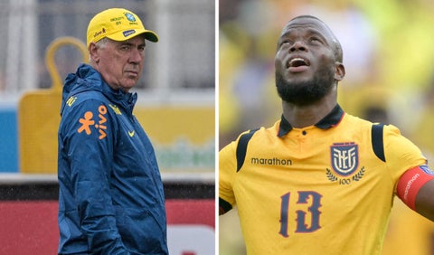 Carlo Ancelotti y Enner Valencia