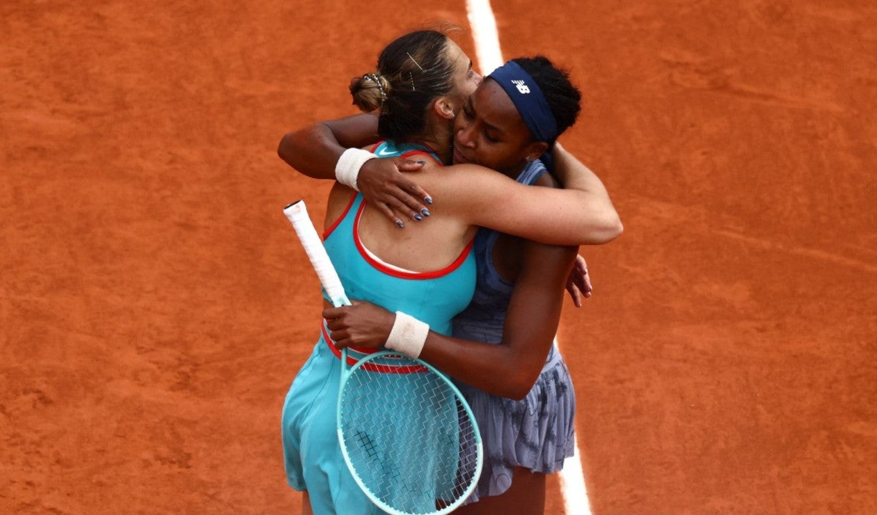 Aryna Sabalenka y Coco Gauff, tenistas